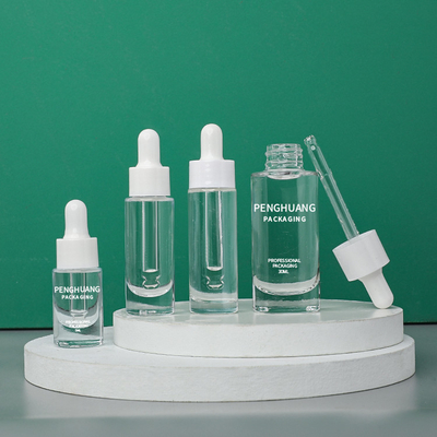 бутылки сыворотки 5ml 10ml 30ml бутылки капельницы стеклянной косметические упаковывая стеклянные
