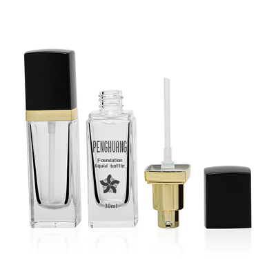Учреждение квадрата 30ml ясное жидкостное разливает контейнер по бутылкам эмульсии сливк