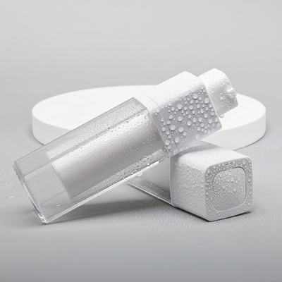 Прозрачная безвоздушная пластиковая упаковка разливает 15ml по бутылкам 30ml 50ml