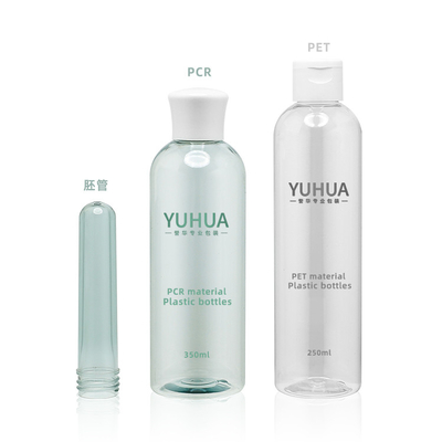 Пластиковая упаковка Eco дружелюбная разливает 100ml по бутылкам 300ml 500ml с белой крышкой