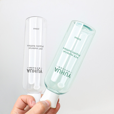 Пластиковая упаковка Eco дружелюбная разливает 100ml по бутылкам 300ml 500ml с белой крышкой