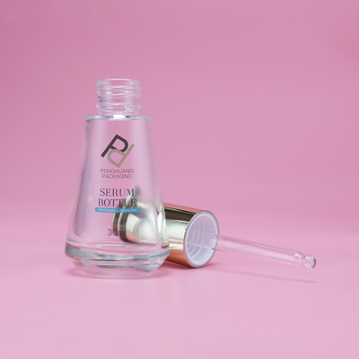 сыворотка капельницы прессы 30ml 1OZ стеклянная разливает горячий штемпелевать по бутылкам