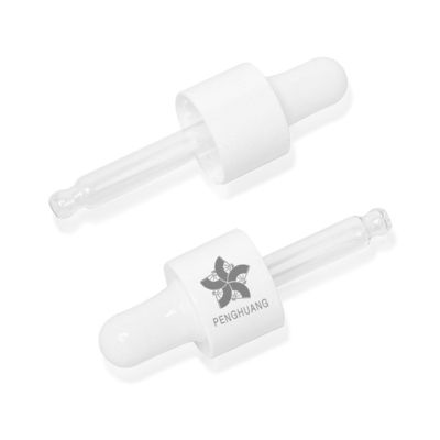 бутылка цилиндра 15ml круглая стеклянная с белой пластиковой капельницей