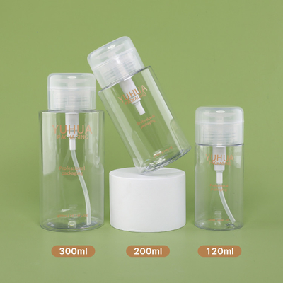 Тонер 12ml 200ml 300ml насоса прессы бутылки ясного пластикового перевозчика бутылки упаковывая