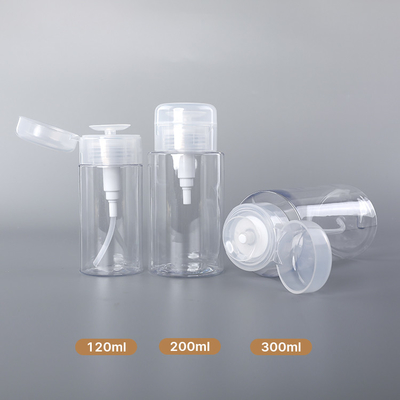 Тонер 12ml 200ml 300ml насоса прессы бутылки ясного пластикового перевозчика бутылки упаковывая