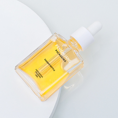 бутылки сыворотки формы квадрата бутылки стекла 30ml упаковывая стеклянные с капельницей