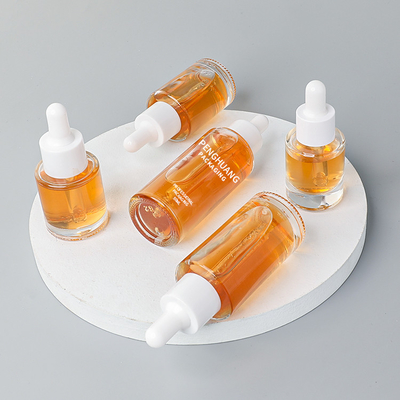 округлая форма масла бутылки капельницы сыворотки 15ml 20ml 30ml 40ml 50ml упаковывая стеклянная