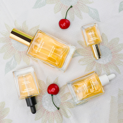 форма масла бутылки капельницы сыворотки 15ml 30ml 50ml 100ml упаковывая стеклянная квадратная