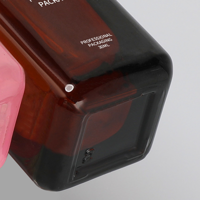 Золотое стекло лосьона насоса разливает цвет по бутылкам прозрачное 30ml голубого зеленого цвета пинка янтарный Semi