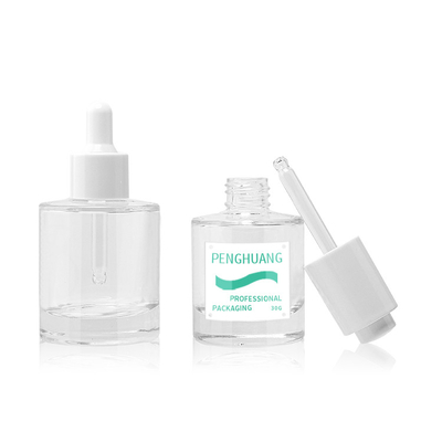 Жидкостное печатание экрана бутылки сыворотки ухода за лицом 30ml сути стеклянное