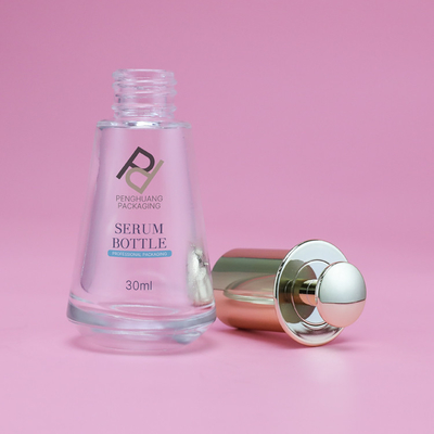 стеклянная капельница прессы сыворотки 30ml разливает штемпелевать по бутылкам конической склянки горячий