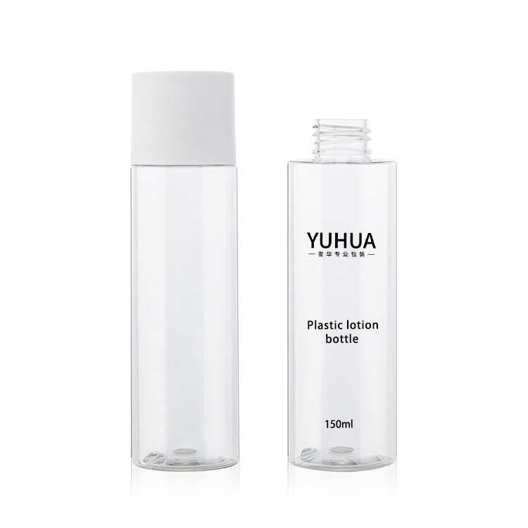 бутылки пластиковой упаковки 150ml заморозили ясный подгонянный цвет с крышкой Alu золотой