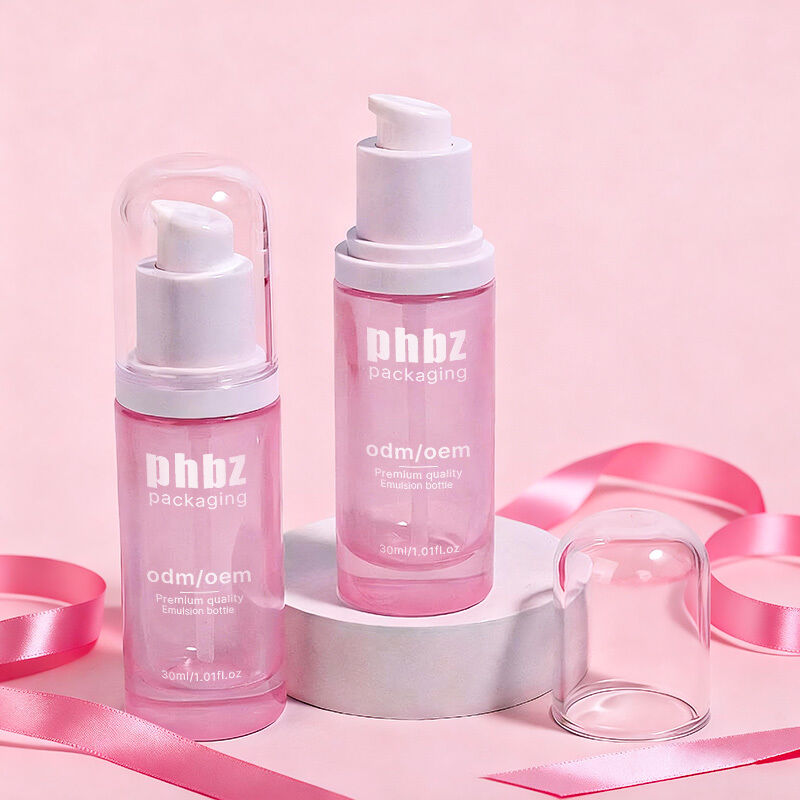 Стеклянные флаконы для лосьона со стеклянными бутылками с помпой, прочный материал стеклянной бутылки, предназначенный для лосьонов для ухода за кожей и косметики