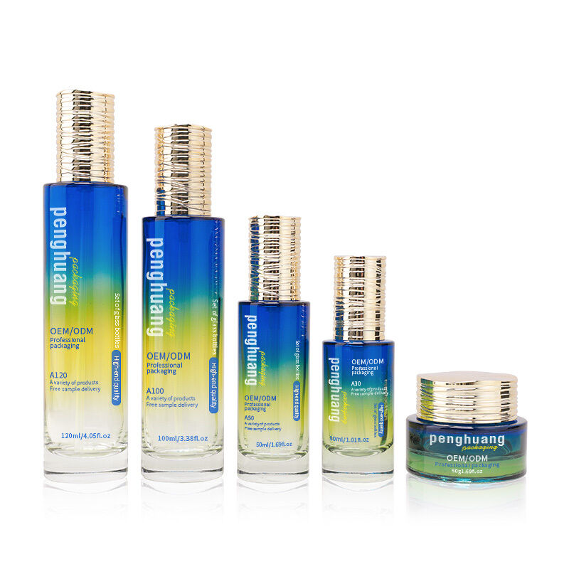 Набор косметической упаковки с покрытием Индивидуальные решения для круглой упаковки, обеспечивающие элегантную презентацию и защиту косметики