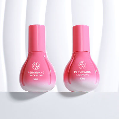 Горячая продажа насос крышка стеклянная косметическая бутылка контейнер для сыворотка крема лосьон