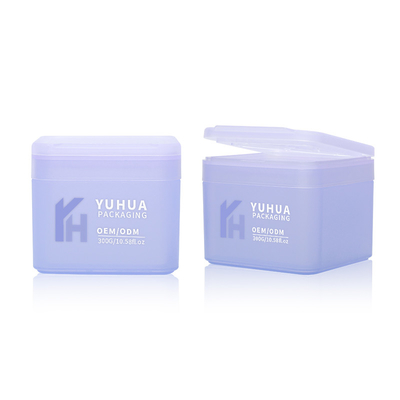 300 грамм Flip Top Plastic Cream Jar pp пустая пластиковая косметическая банка с крышкой