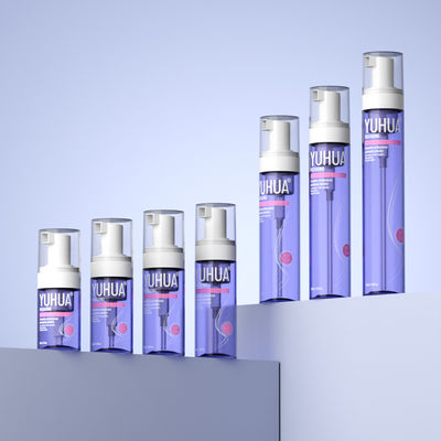 Foam Dispensing with Pump Cap on Customizable Foam Pump Bottle