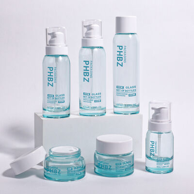 ODM OEM Accepted Round Luxury cosmetics packaging bottle suitable for high-end creams serums and other beauty essentials (ОДМ ОЭМ принято круглое бутылочко для упаковки роскошной косметики, подходящее для высококачественных кремов, сывороток и других предметов красоты)