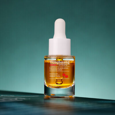 Герметичные флаконы-капельницы с индивидуальным цветом и печатью логотипа, идеально подходящие для роскошной косметической упаковки
