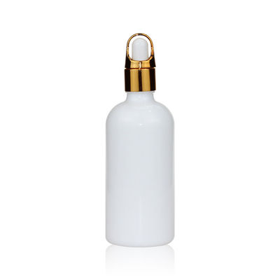 Оптовые белые бутылки фарфора 100ml со стеклянной капельницей для эфирных масел