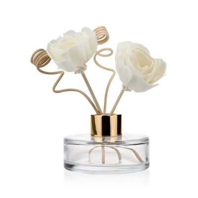 Пустая бутылка стекла отражетеля 95ml Reed с резиновыми ручками ротанга затвора