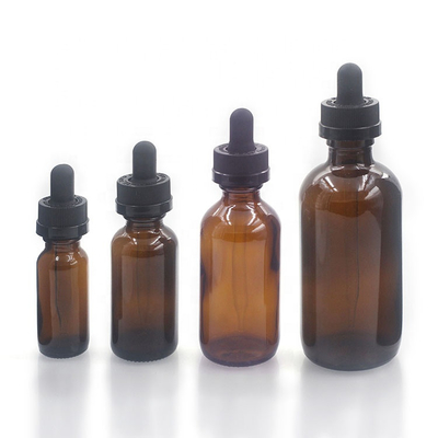 стекло 120ml пустое Амбер разливает бутылки по бутылкам круга 4 Oz Бостон стеклянные для нефтяных продуктов
