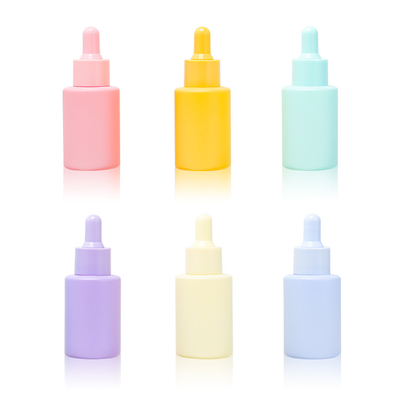Бутылка 30ml капельницы сыворотки штейновая стеклянная заморозила косметическую бутылку эфирного масла 1oz