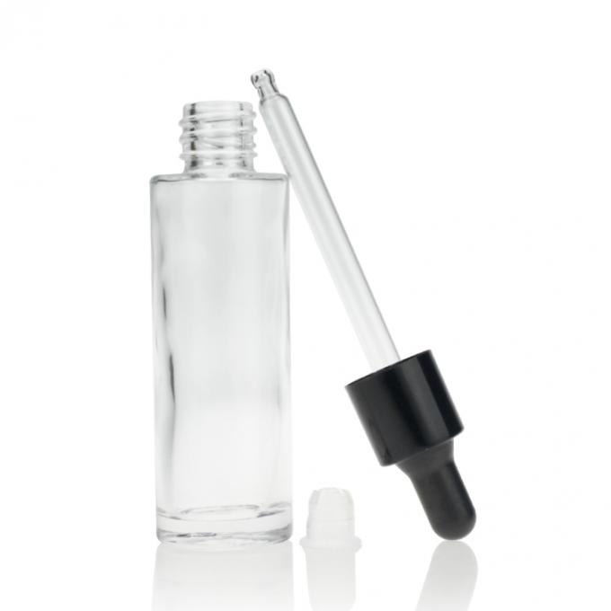 Классическая косметическая упаковывая бутылка сыворотки бутылки капельницы ясности 30ml стеклянная