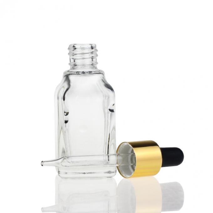 Бутылка 35ml сыворотки нового дизайна ясная косметическая упаковывая роскошная стеклянная с капельницей