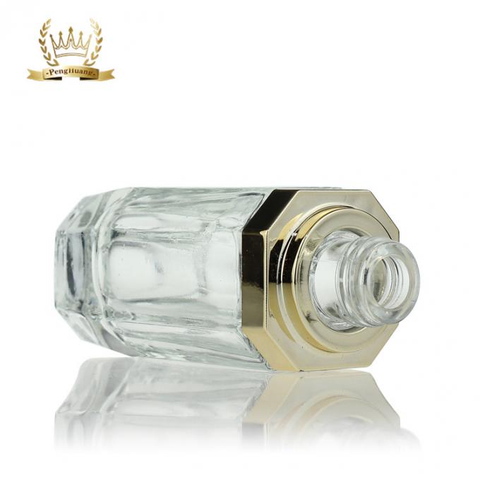 Бутылка изготовленной на заказ белой ресницы стеклянная с капельницей золота алюминиевой