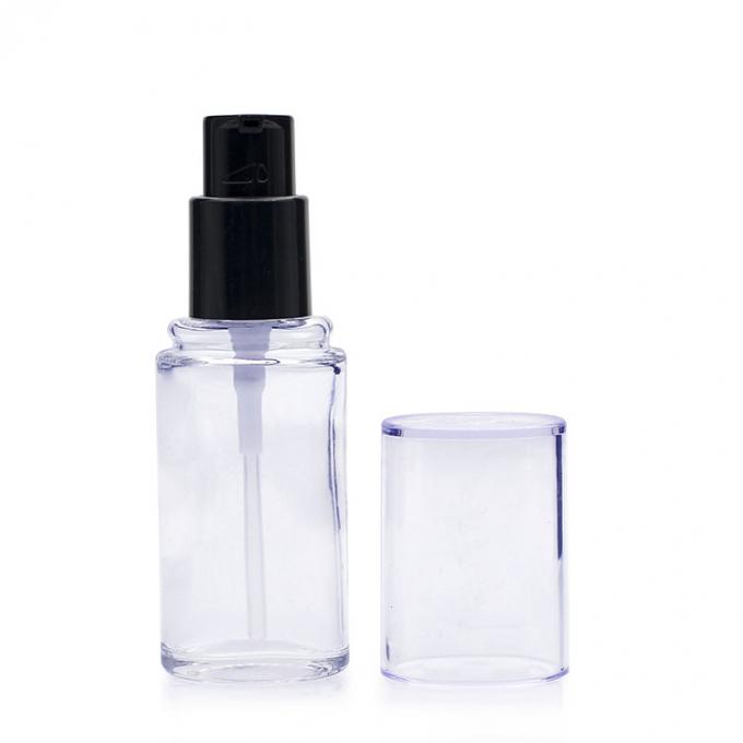бутылка учреждения порошка пустого эллипсиса 35ml стеклянная для косметической упаковки