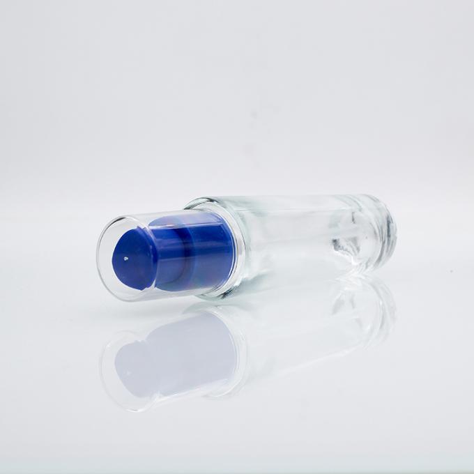 Пустая бутылка макияжа 33ml стороны косметическая стеклянная для жидкостного учреждения