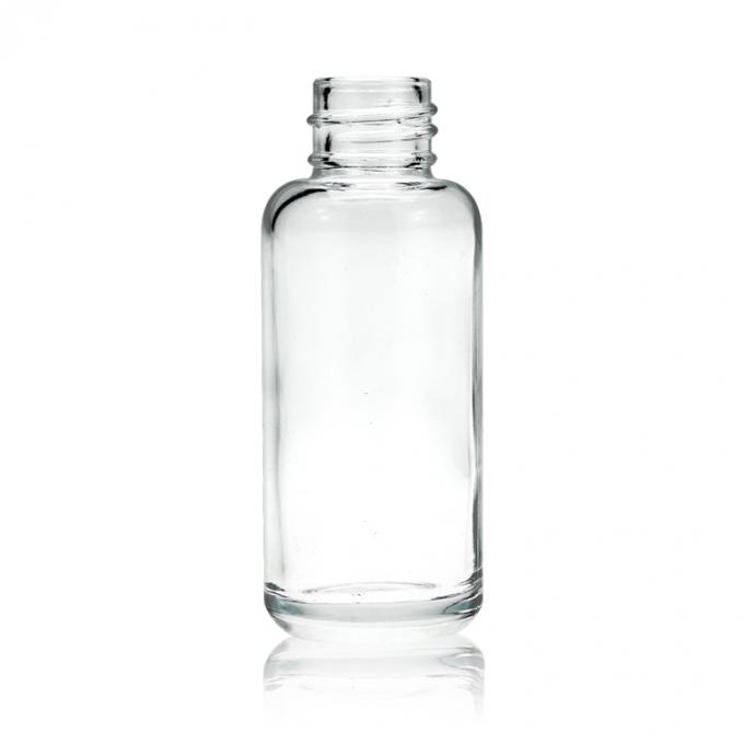 бутылка учреждения стекла круга 30 ml косметическая жидкостная, идеальная стеклянная тара для женщин