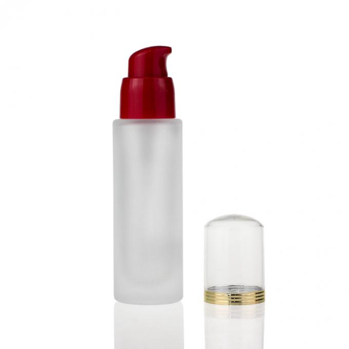 худенькая стеклянная бутылка 30ml для жидкостной упаковки лосьона тела учреждения
