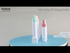 Подгонянная бутылка масла волос бутылки пластиковой капельницы логотипа 30ml косметическая