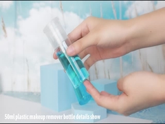 бутылка удаления макияжа 50ml/60ml PET+PP упаковывая с размером samll насоса прессы легким для того чтобы унести