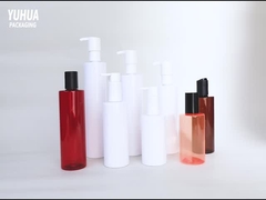 Бутылка с кругим шампунем PET 200 мл 250 мл 300 мл