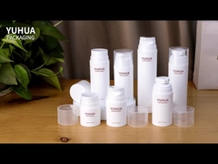 Подгонянная бутылка вакуумного насоса PP цилиндра логотипа для косметической упаковки