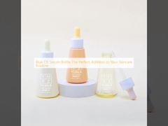 Бутылка с синим маслом - идеальное дополнение к вашей системе ухода за кожей
