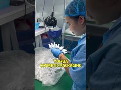 Проверка качества и процесс упаковки косметических бутылочек-капельниц | Видео заводского производства