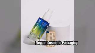 Роскошная косметическая упаковка, круглые бутылки на заказ